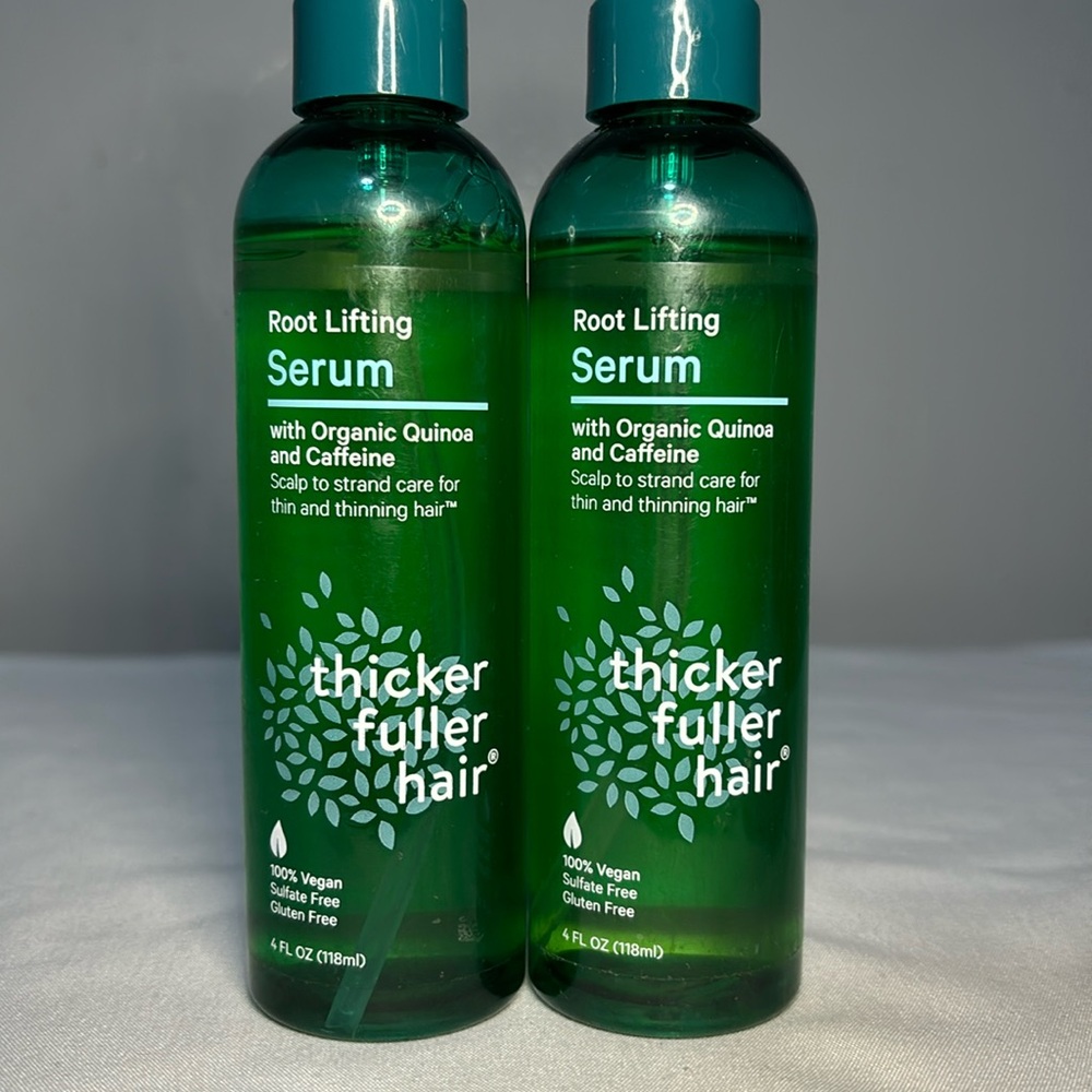 Thicker Fuller Hair Root Lifting Serum With Organic Quinoa & Caffeine